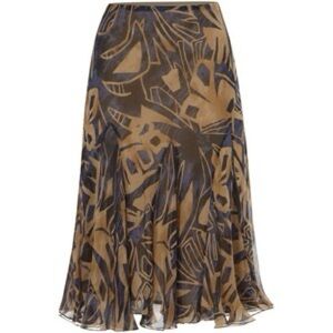 Lauren Ralph Lauren Fit and Flare Midi Skirt |Size Medium
